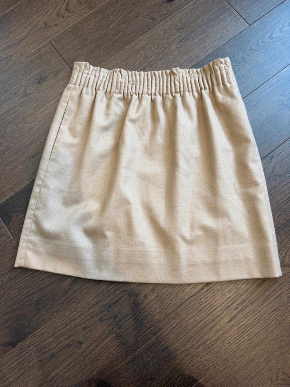 J. Crew Elastic Waist Tan Skirt Size 2 - C37-044